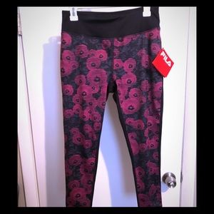 Fila Flower Print 3/4 Length Legging